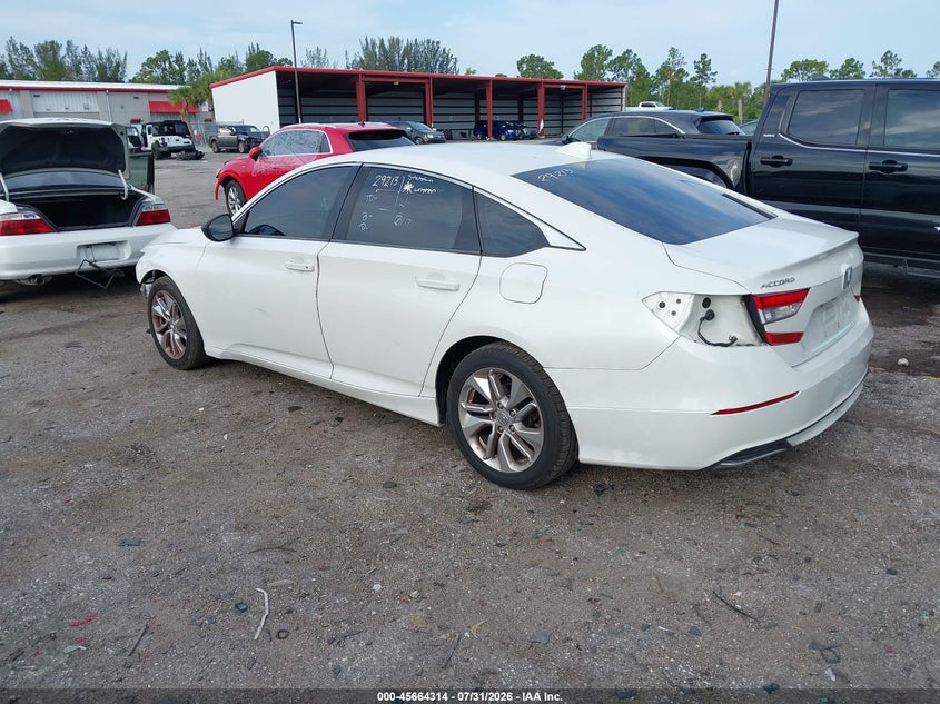 Vin: 1hgcv1f11ja139524, lot: 46162886, honda accord lx 20183