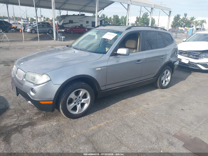 2008 BMW X3 3.0Si VIN: WBXPC93418WJ18305 Lot: 45664315
