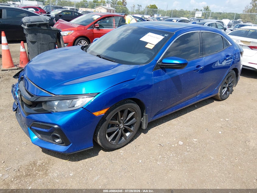 Vin: shhfk7h68lu201574, lot: 46162917, honda civic ex 20202