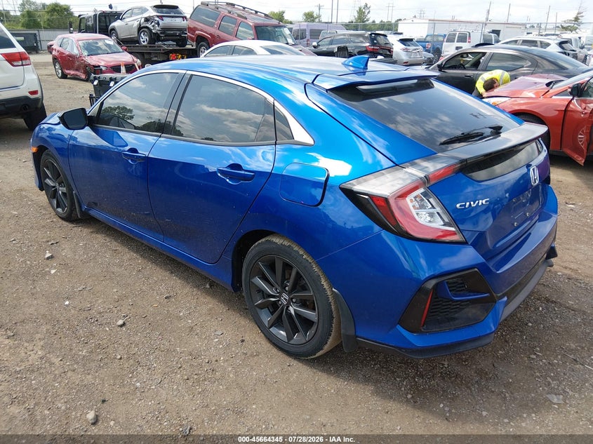 Vin: shhfk7h68lu201574, lot: 46162917, honda civic ex 20203