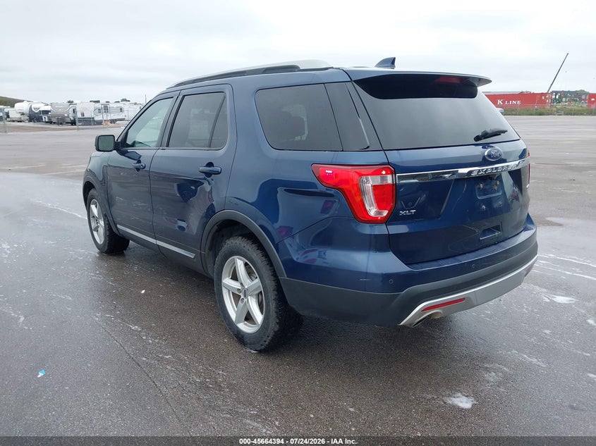 Vin: 1fm5k8d80ggb08257, lot: 46162966, ford explorer xlt 20163