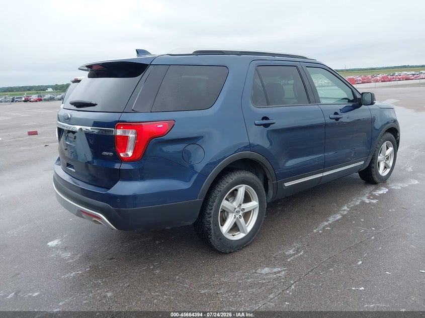 Vin: 1fm5k8d80ggb08257, lot: 46162966, ford explorer xlt 20164