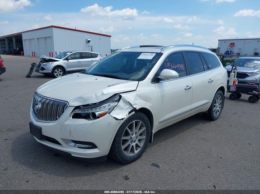 Vin: 5gakvbkdxej233554, lot: 46162970, buick enclave leather 20142