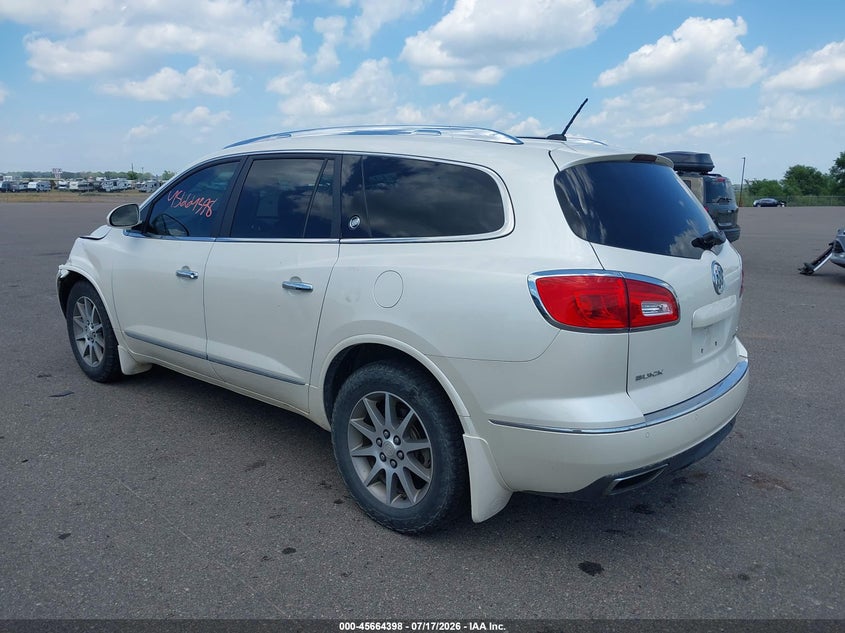 Vin: 5gakvbkdxej233554, lot: 46162970, buick enclave leather 20143