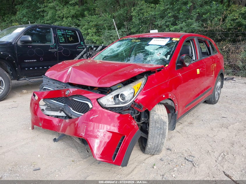Vin: kndcb3lc9j5117644, lot: 46162984, kia niro fe 20182