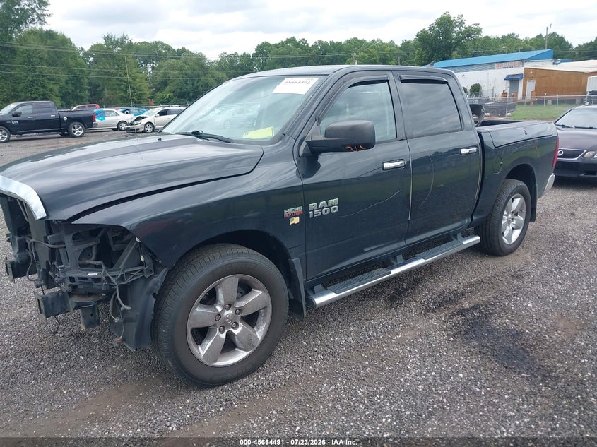 Vin: 1c6rr6lt8gs361326, lot: 46163063, ram 1500 big horn 20162