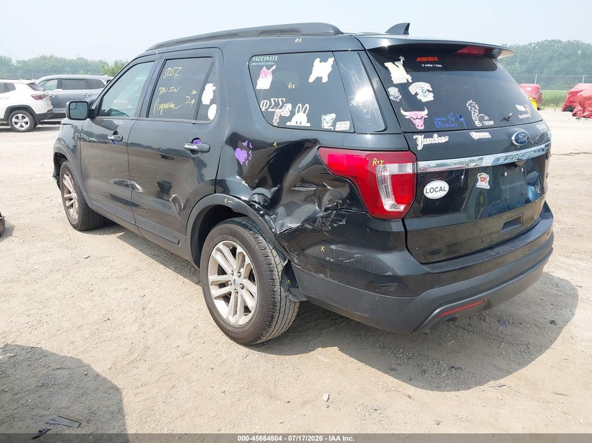 Vin: 1fm5k7b84hgb16652, lot: 46163076, ford explorer 20173