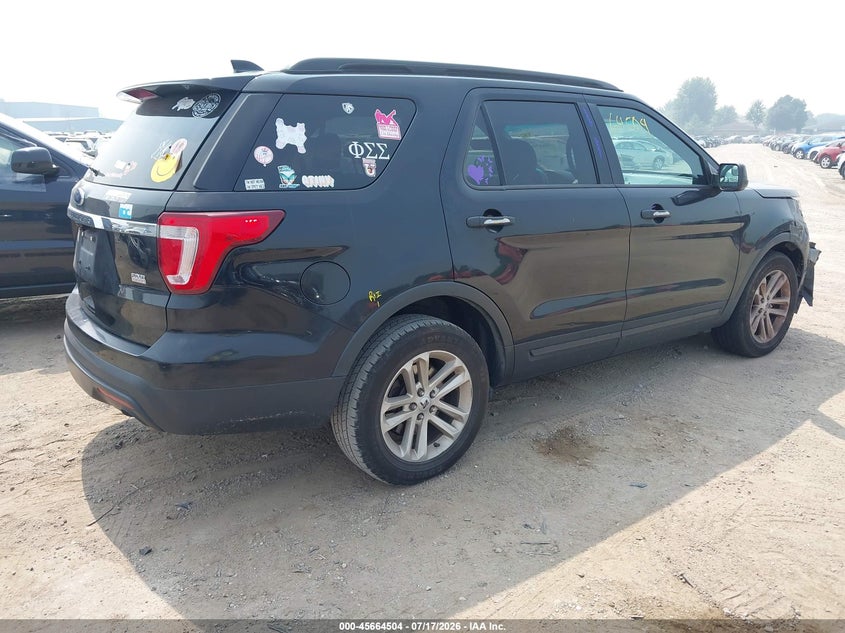 Vin: 1fm5k7b84hgb16652, lot: 46163076, ford explorer 20174