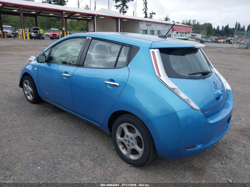Vin: jn1az0cp0bt009336, lot: 46163135, nissan leaf sl 20113