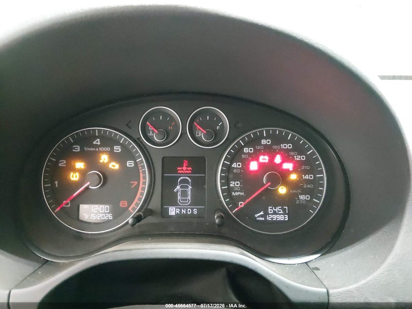 2009 Audi A3 2.0T VIN: WAUKF78P19A112327 Lot: 45664577