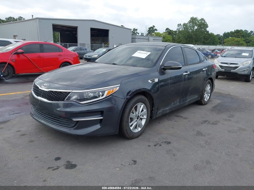 Vin: knagt4l30j5219528, lot: 46163167, kia optima lx 20182