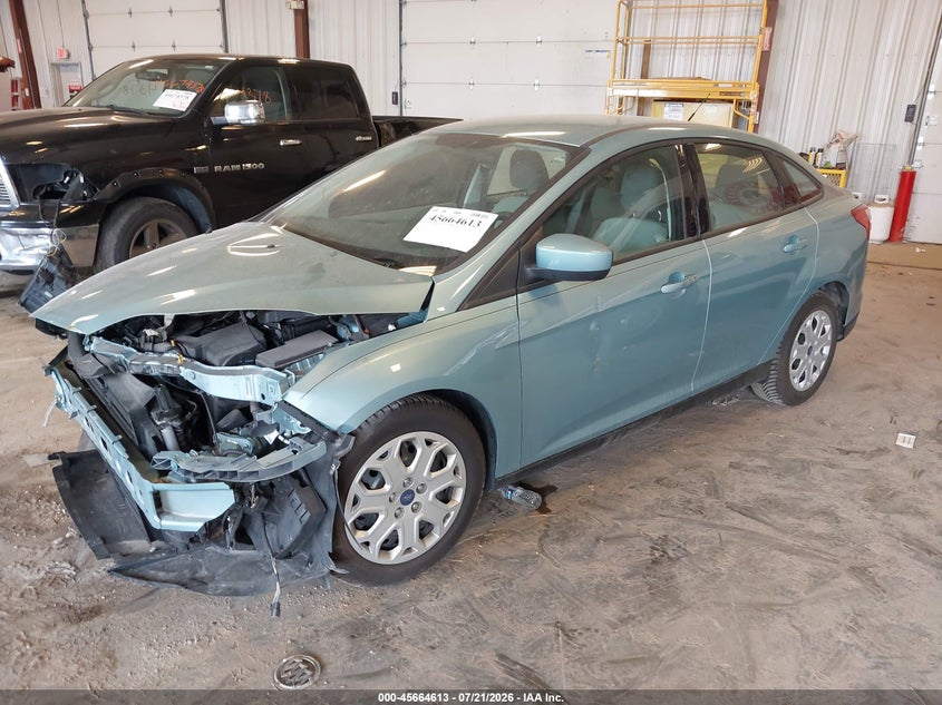 Vin: 1fahp3f27cl225730, lot: 46163185, ford focus se 20122