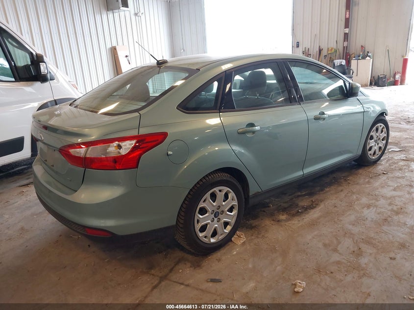Vin: 1fahp3f27cl225730, lot: 46163185, ford focus se 20124