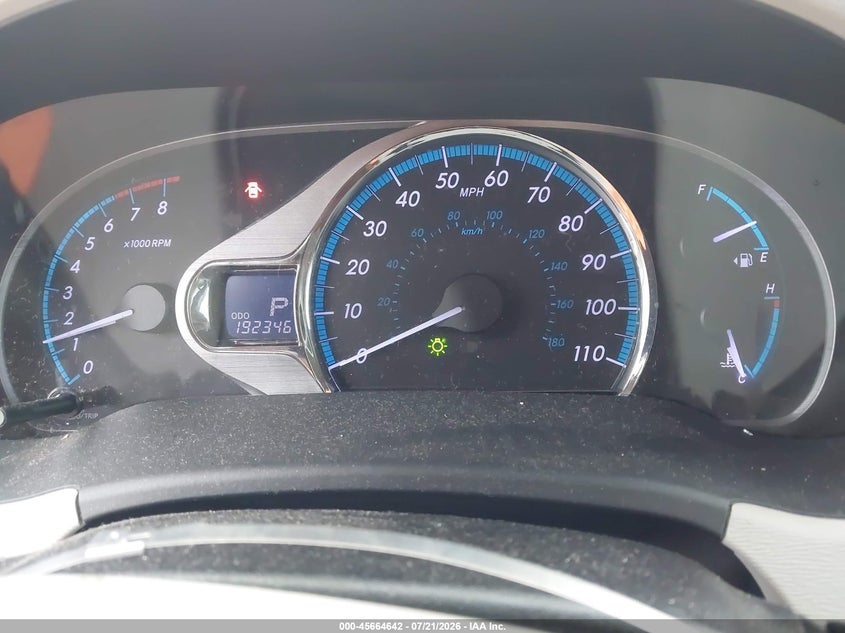 2011 Toyota Sienna Xle V6 VIN: 5TDYK3DC4BS167335 Lot: 45664642