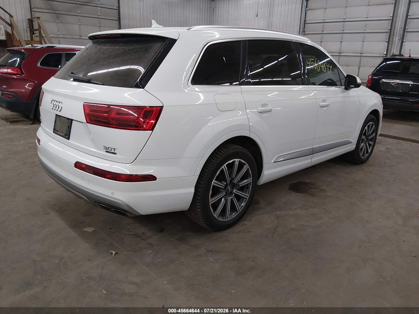 2017 Audi Q7 3.0T Premium VIN: WA1LAAF77HD018000 Lot: 45664644