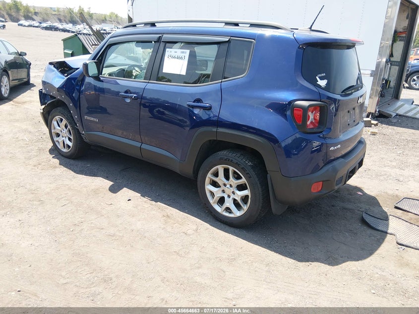 2016 Jeep Renegade Latitude VIN: ZACCJBBT8GPE40596 Lot: 45664663