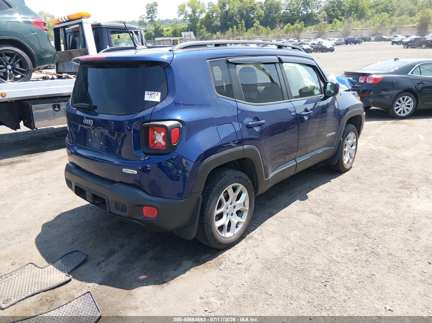 2016 Jeep Renegade Latitude VIN: ZACCJBBT8GPE40596 Lot: 45664663