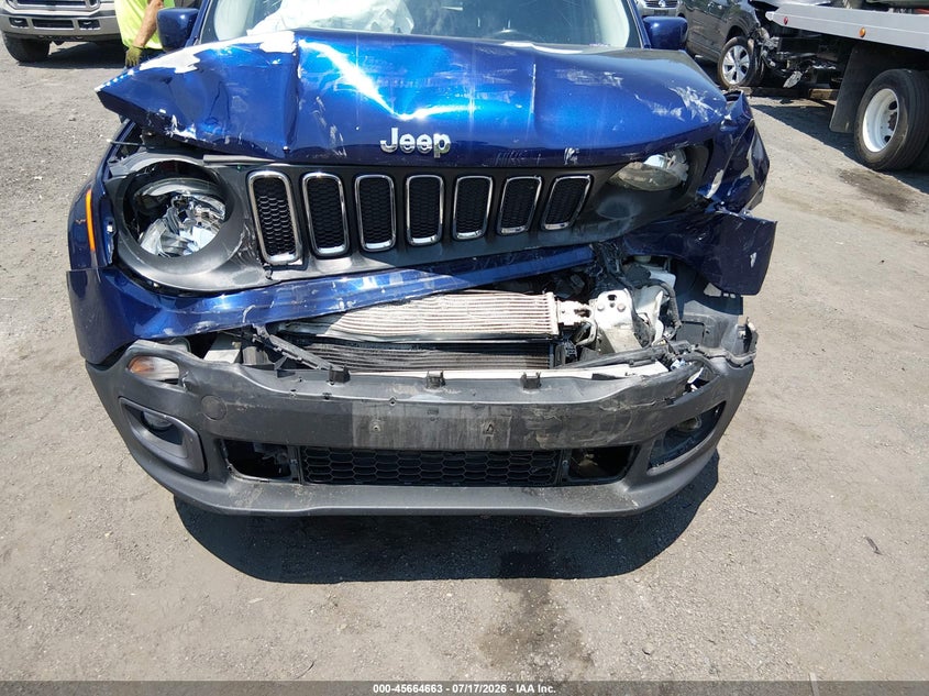2016 Jeep Renegade Latitude VIN: ZACCJBBT8GPE40596 Lot: 45664663