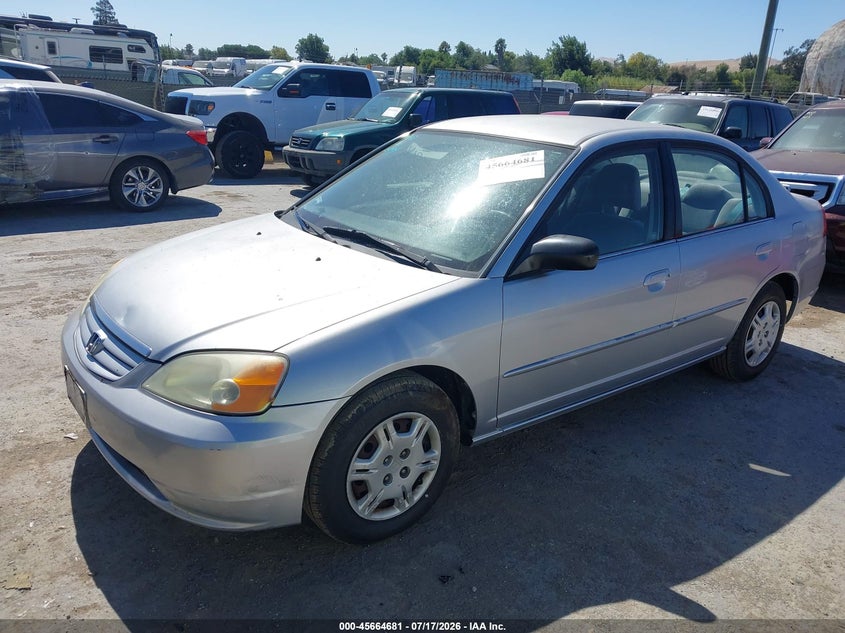2002 Honda Civic Lx 2HGES16582H592837 photo 1