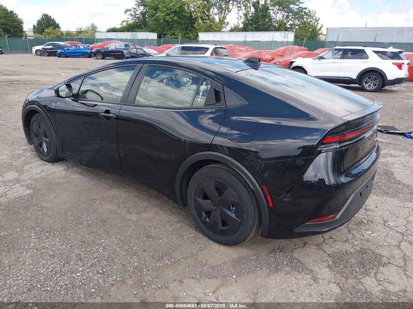 2025 TOYOTA PRIUS auction photo 3