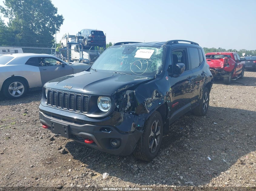 Vin: zacnjdc18npn82426, lot: 46163287, jeep renegade trailhawk 4x4 20222
