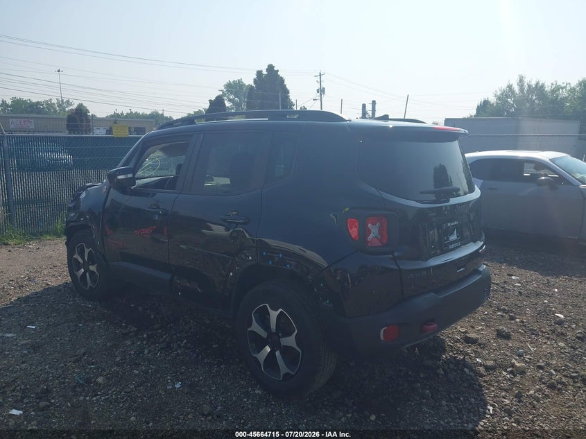 Vin: zacnjdc18npn82426, lot: 46163287, jeep renegade trailhawk 4x4 20223