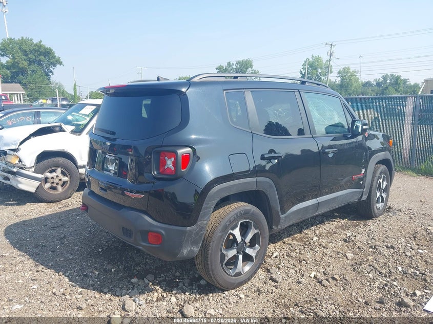 Vin: zacnjdc18npn82426, lot: 46163287, jeep renegade trailhawk 4x4 20224