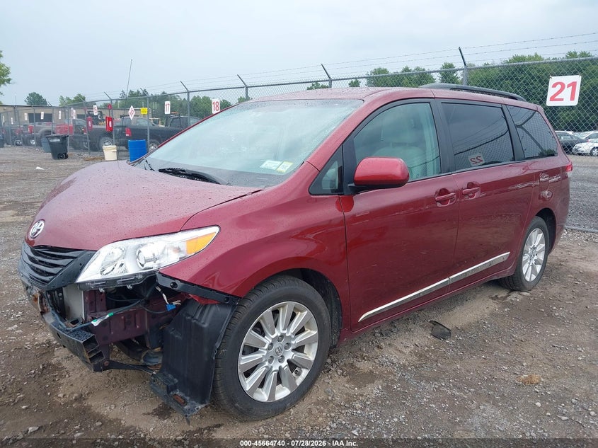 Vin: 5tdjk3dc4cs033671, lot: 46163312, toyota sienna le 7 passenger 20122