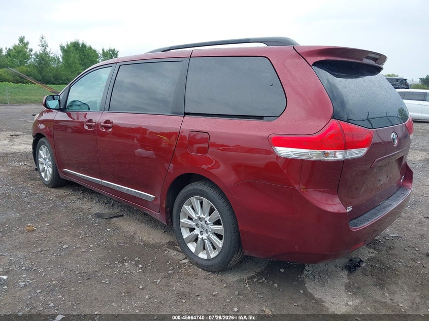 Vin: 5tdjk3dc4cs033671, lot: 46163312, toyota sienna le 7 passenger 20123