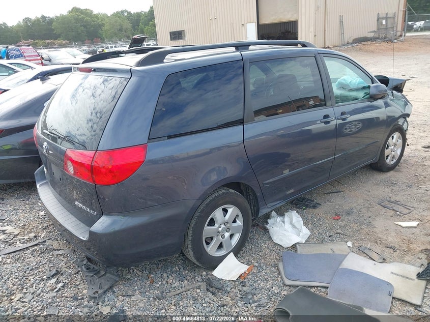 Vin: 5tdyk4cc8as306940, lot: 46163385, toyota sienna xle 20104