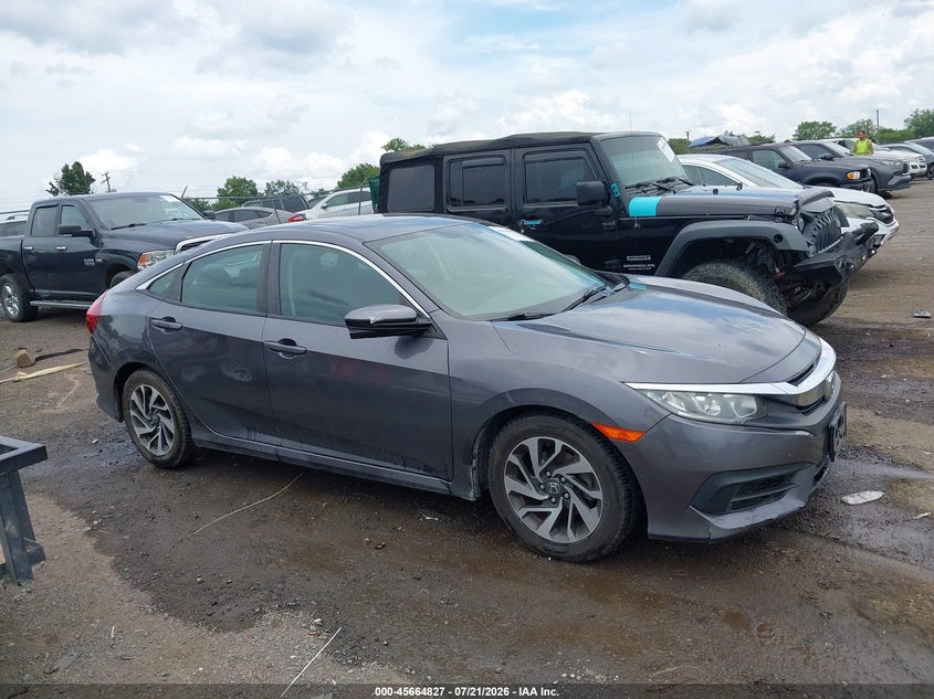 2017 Honda Civic Ex VIN: 2HGFC2F75HH551499 Lot: 45664827