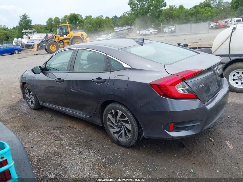 2017 Honda Civic Ex VIN: 2HGFC2F75HH551499 Lot: 45664827