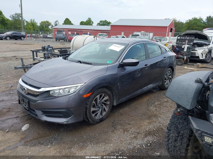2017 Honda Civic Ex VIN: 2HGFC2F75HH551499 Lot: 45664827