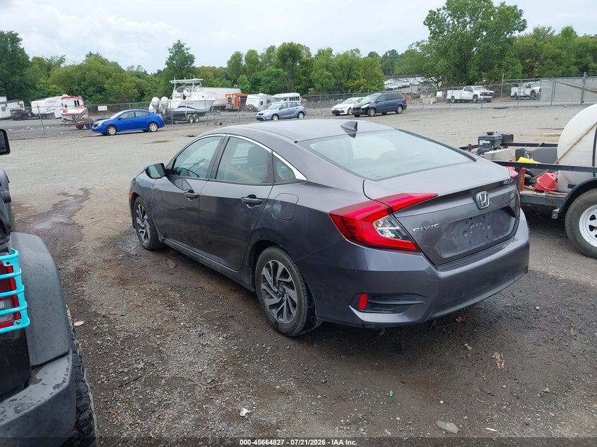 2017 Honda Civic Ex VIN: 2HGFC2F75HH551499 Lot: 45664827