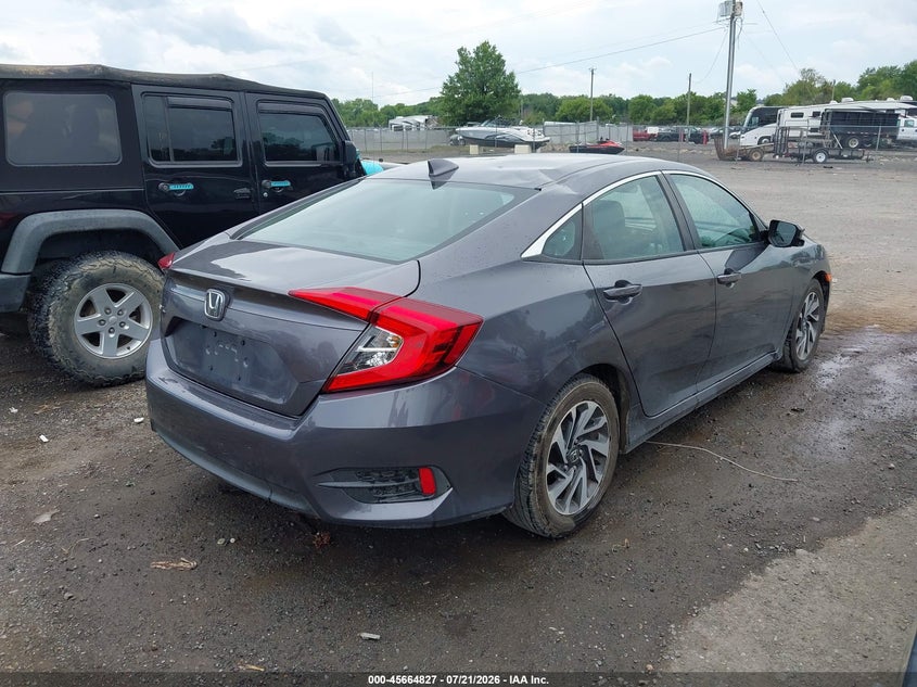2017 Honda Civic Ex VIN: 2HGFC2F75HH551499 Lot: 45664827