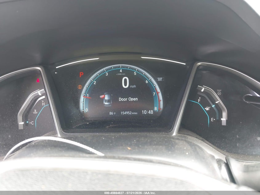 2017 Honda Civic Ex VIN: 2HGFC2F75HH551499 Lot: 45664827