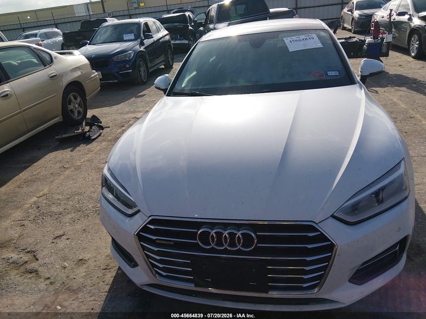 2018 Audi A5 2.0T Premium VIN: WAUBNCF59JA101268 Lot: 45664839
