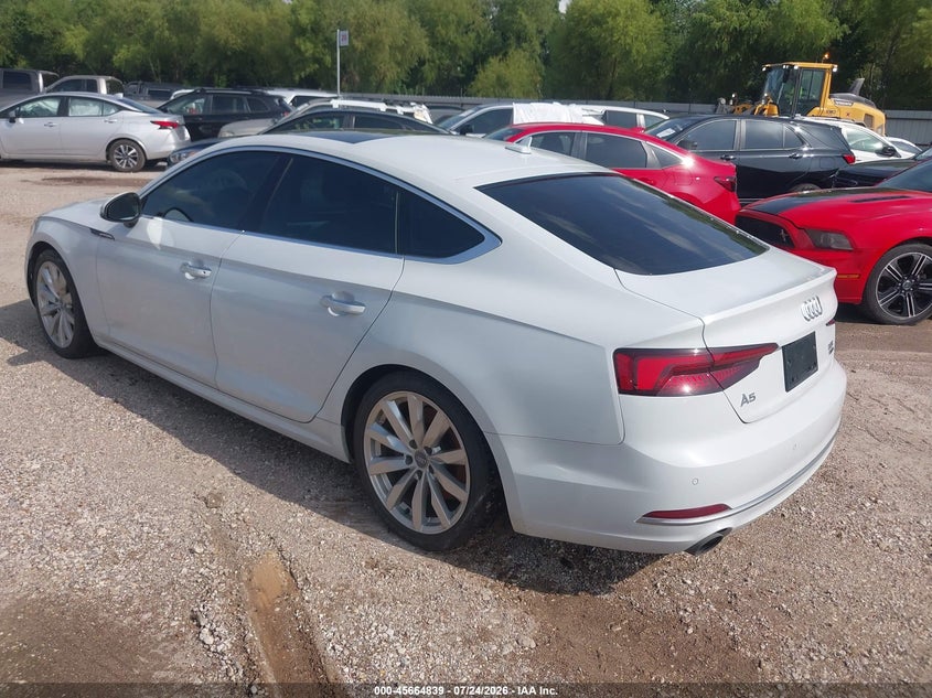 Vin: waubncf59ja101268, lot: 46163411, audi a5 2.0t premium 20183