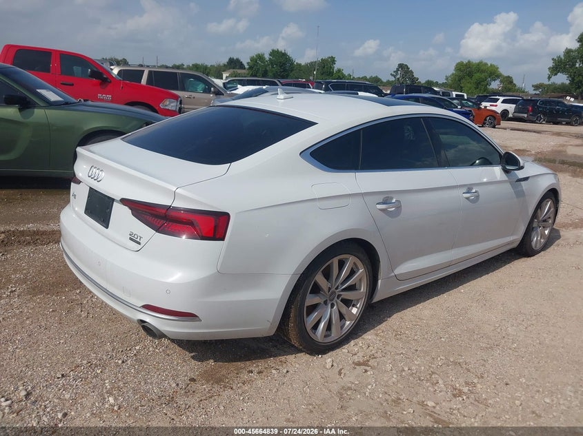 Vin: waubncf59ja101268, lot: 46163411, audi a5 2.0t premium 20184