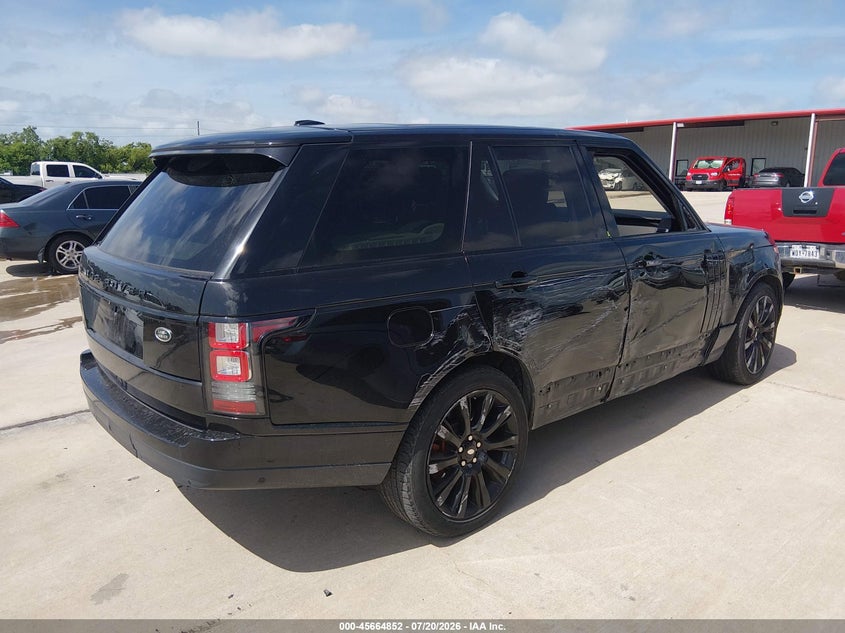 Vin: salgs2tf3fa212956, lot: 46163424, land rover range rover 5.0l v8 supercharged 20154