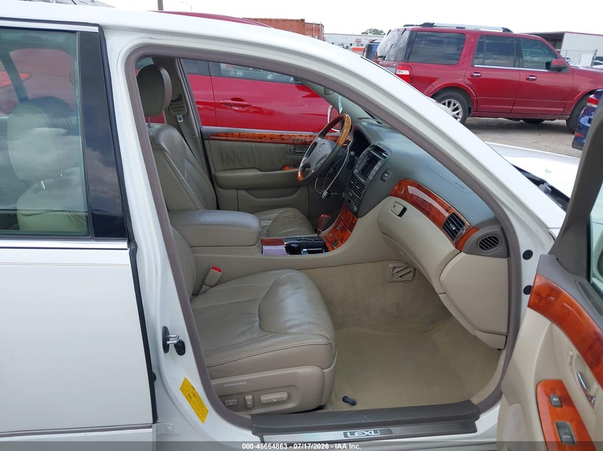 2001 Lexus Ls 430 VIN: JTHBN30F210050186 Lot: 45664863