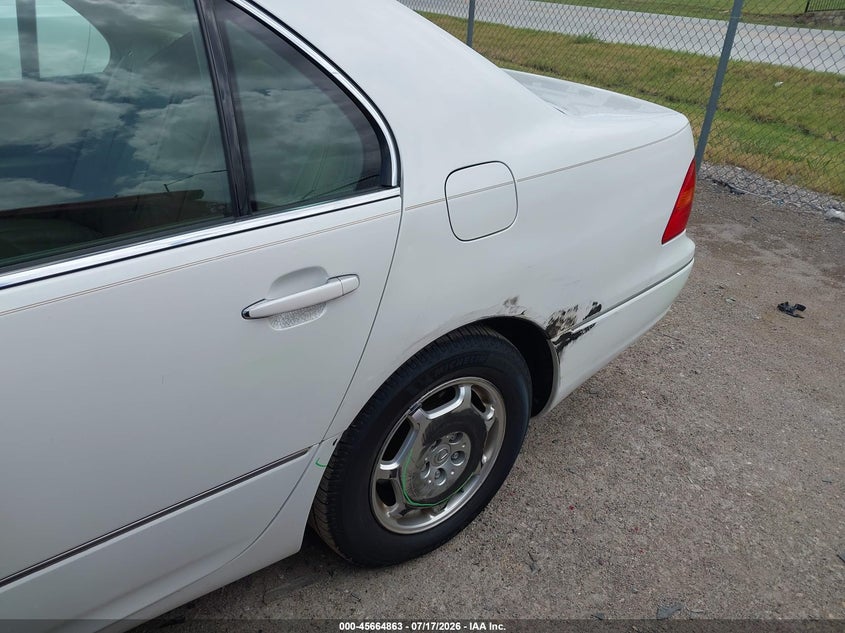 2001 Lexus Ls 430 VIN: JTHBN30F210050186 Lot: 45664863
