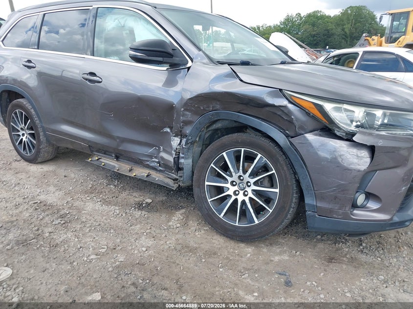 2017 Toyota Highlander Se VIN: 5TDKZRFH2HS508902 Lot: 45664889