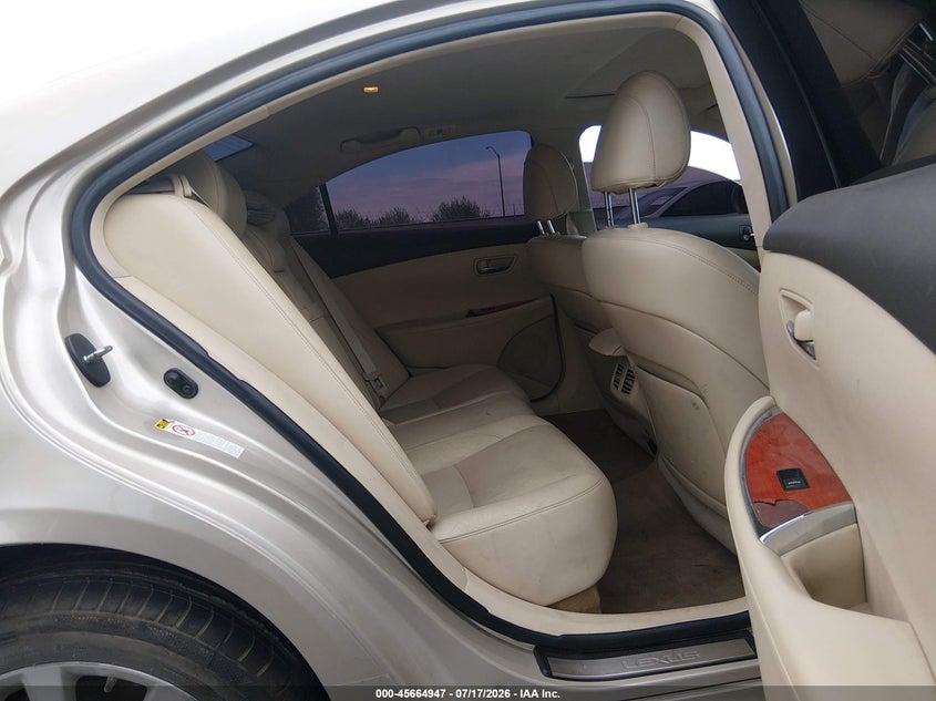 2012 LEXUS ES 350 auction photo 8