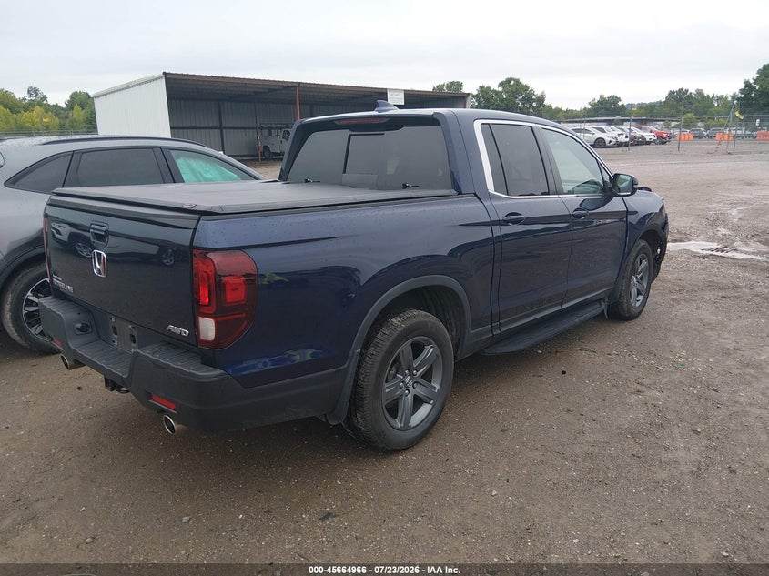 Vin: 5fpyk3f54pb020143, lot: 46163538, honda ridgeline rtl 20234
