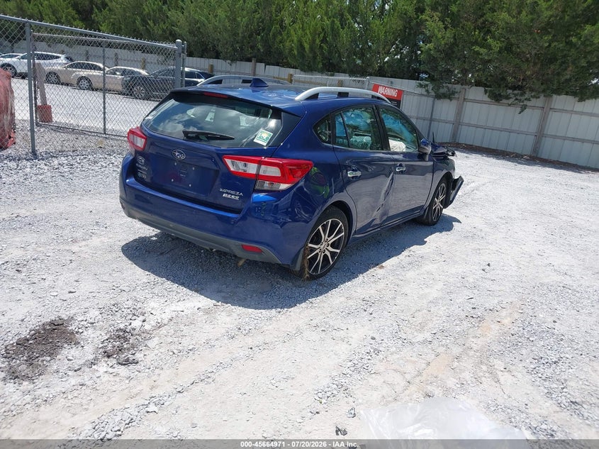 Vin: 4s3gtat62h3752000, lot: 46163543, subaru impreza 2.0i limited 20174