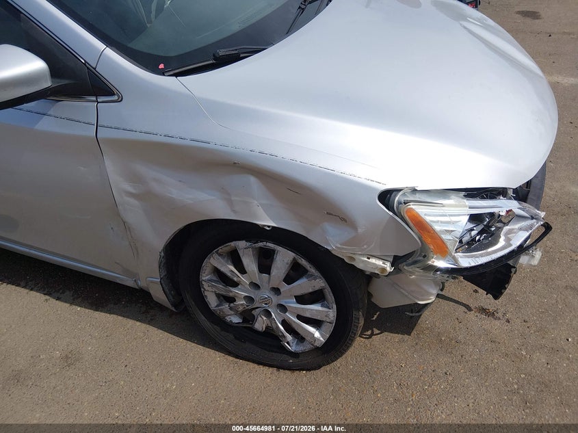 2015 Nissan Sentra Sv VIN: 3N1AB7AP7FL677869 Lot: 45664981