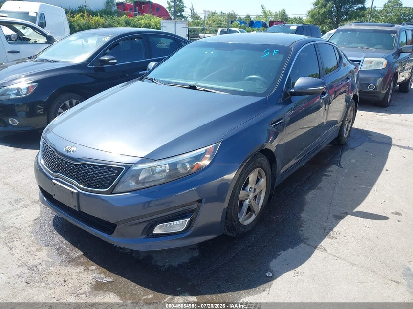 Vin: knagm4a79f5554233, lot: 46163560, kia optima lx 20152