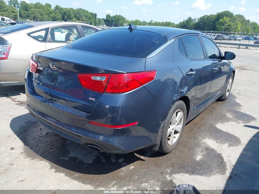 Vin: knagm4a79f5554233, lot: 46163560, kia optima lx 20154