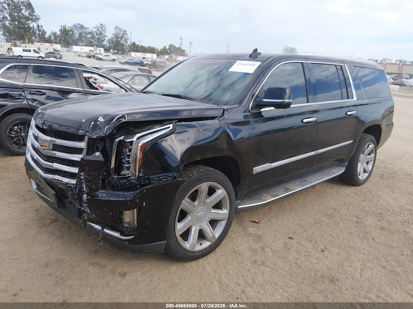 Vin: 1gys3hkj9jr368494, lot: 46163580, cadillac escalade esv luxury 20182